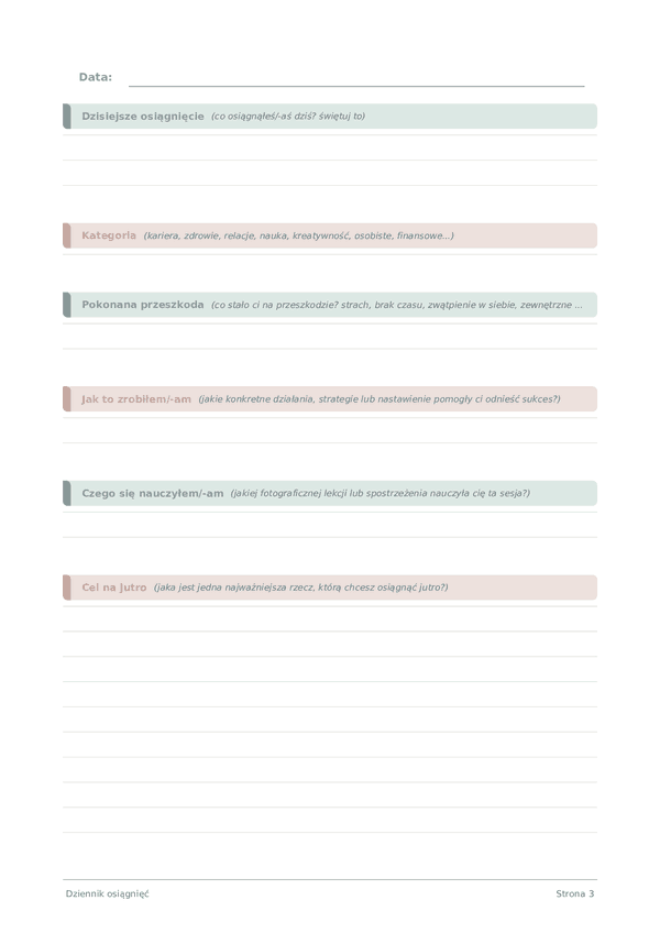 Dziennik osiągnięć