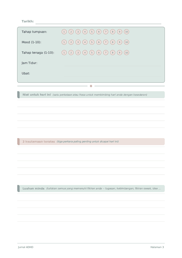 Jurnal ADHD — pratonton halaman