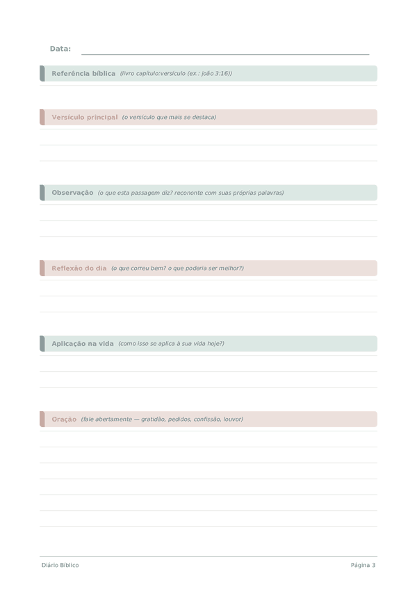 Diário Bíblico