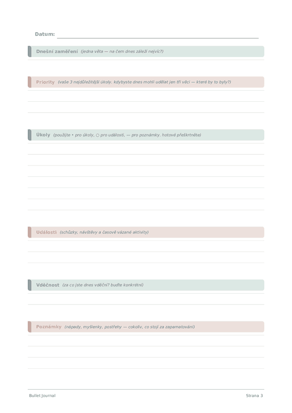Bullet Journal