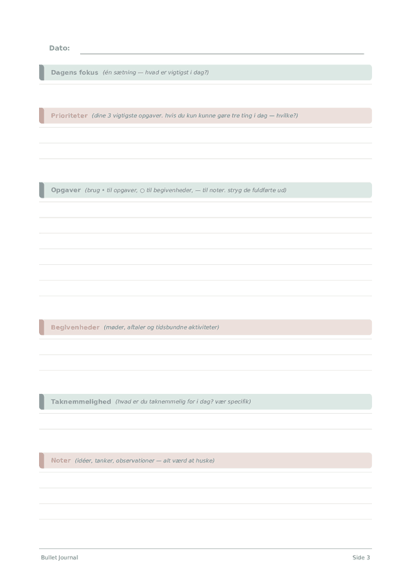 Bullet Journal