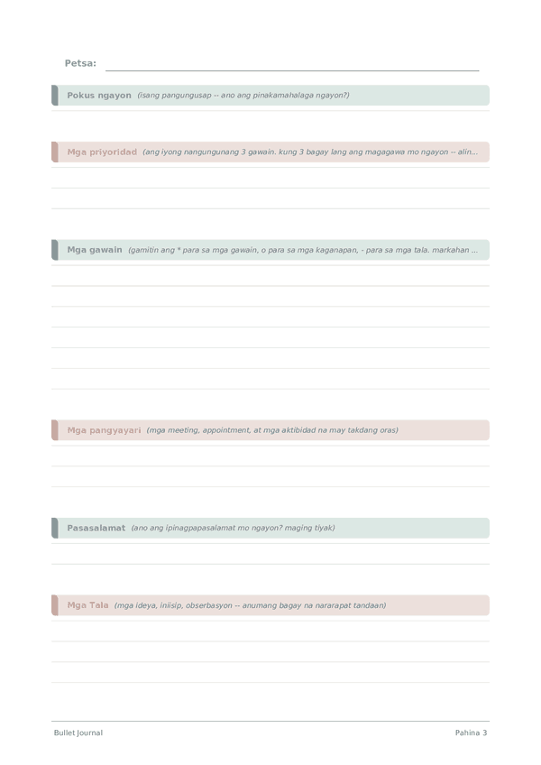 Bullet Journal
