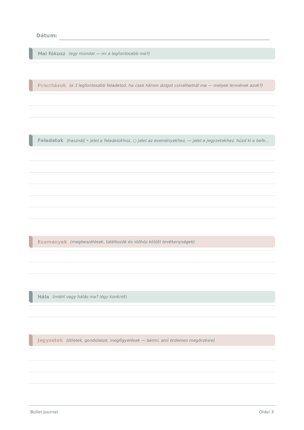 Bullet Journal