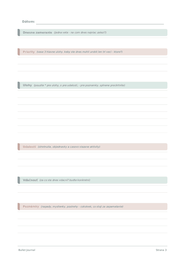 Bullet Journal