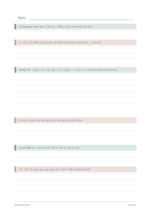Bullet Journal