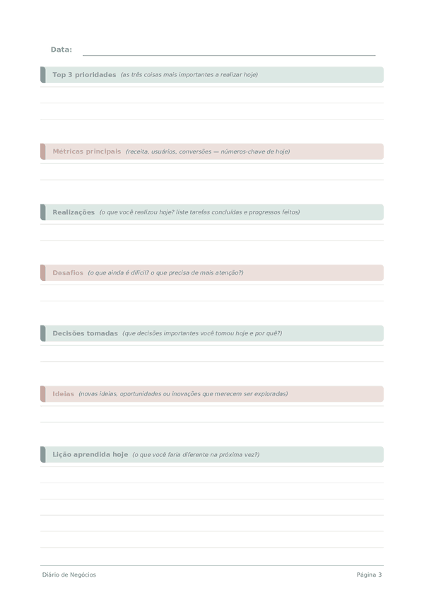 Diário de Negócios