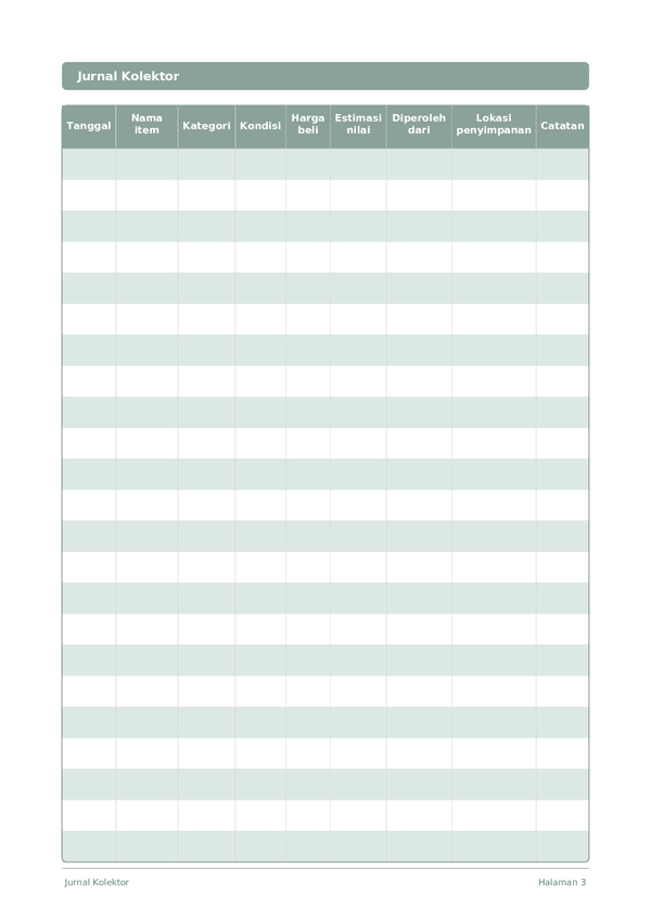 Jurnal Kolektor