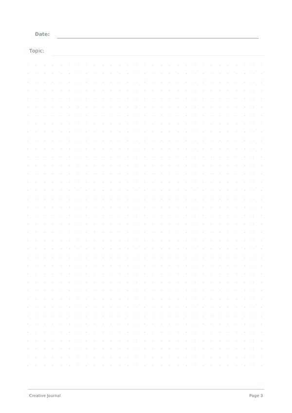 Creative Journal