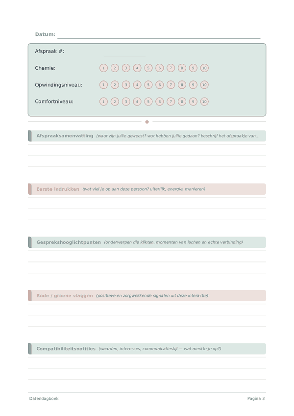 Datendagboek