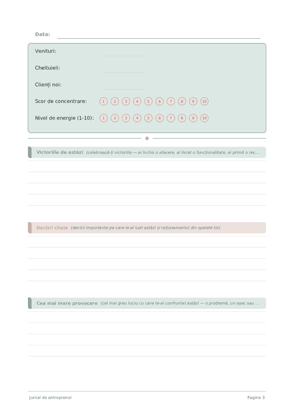 Jurnal de antreprenor