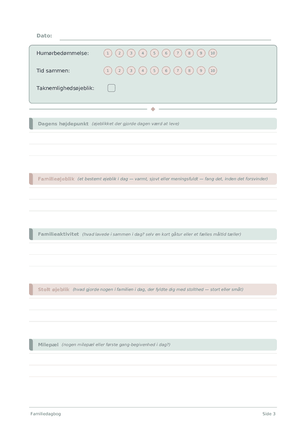 Familiedagbog