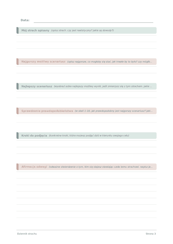 Dziennik strachu