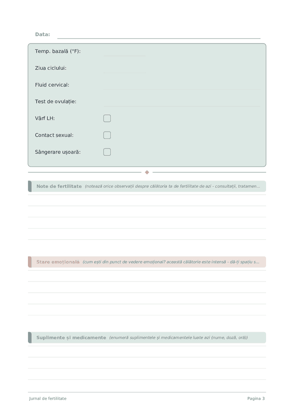 Jurnal de fertilitate
