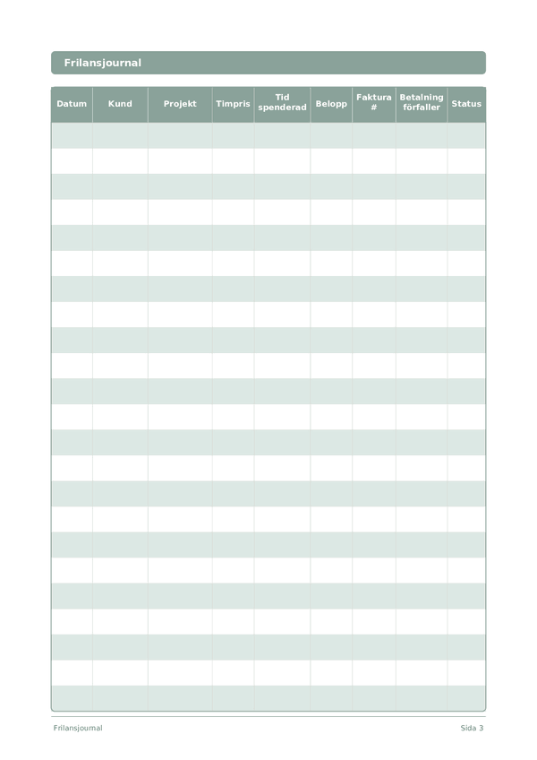 Frilansjournal