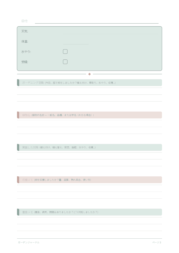 ガーデンジャーナル