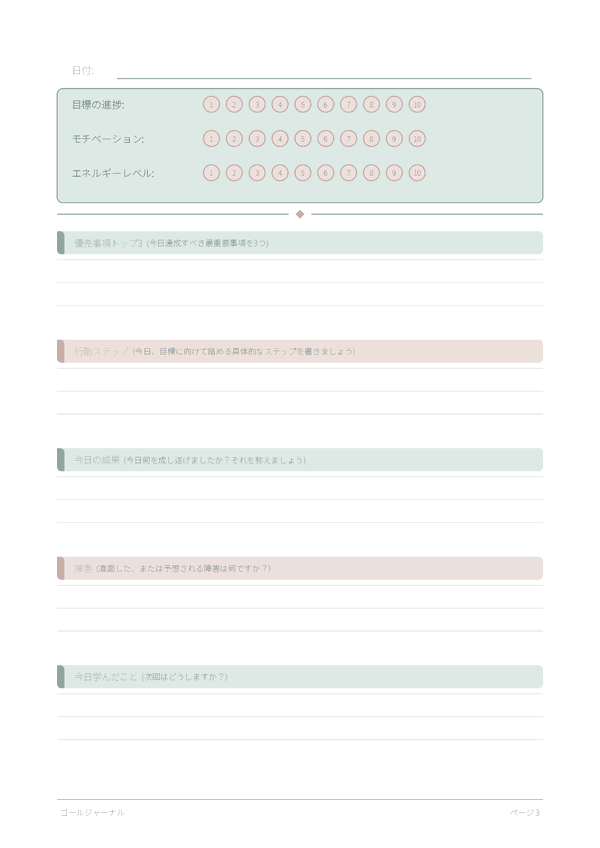 ゴールジャーナル