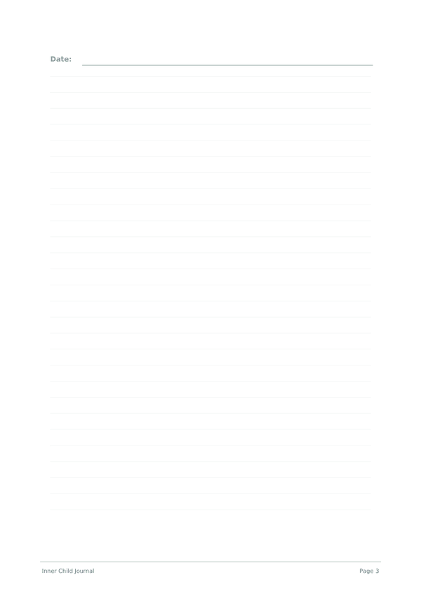 Inner Child Journal