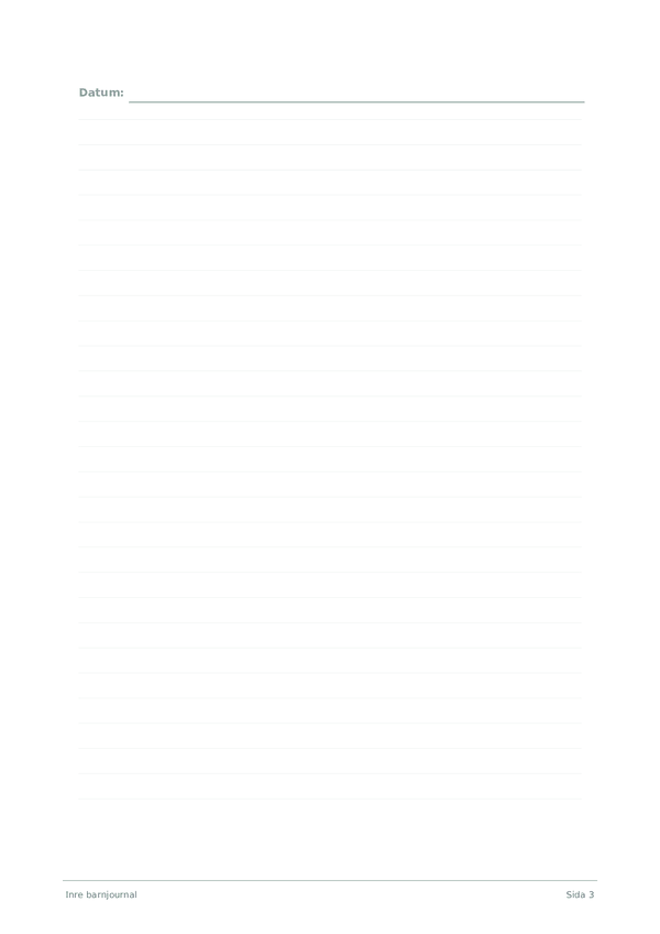 Inre barnjournal
