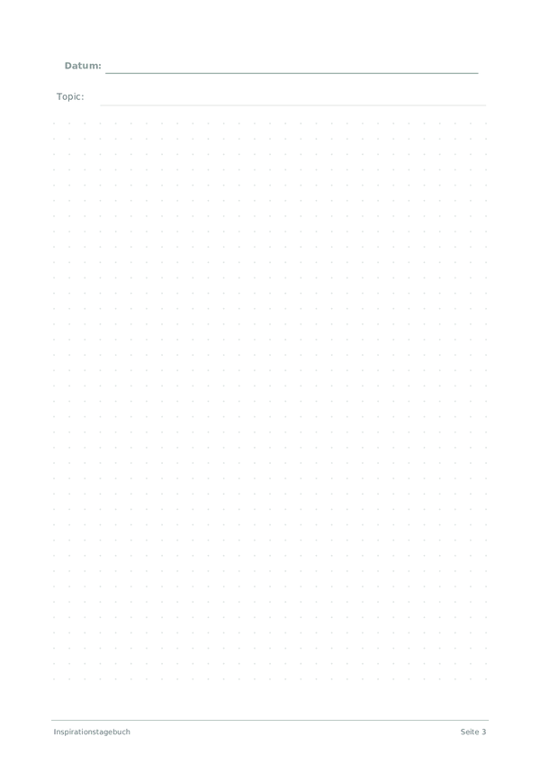 Inspirationstagebuch