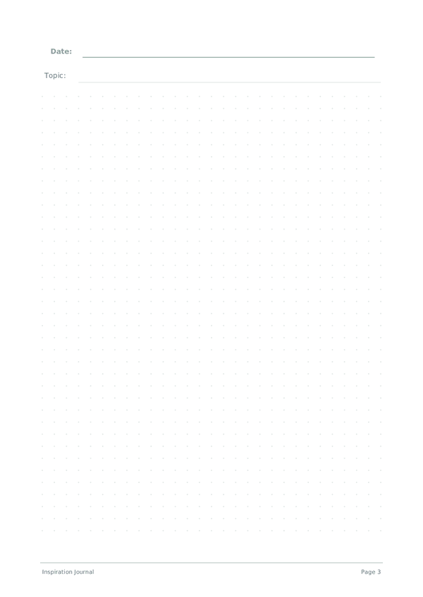 Inspiration Journal