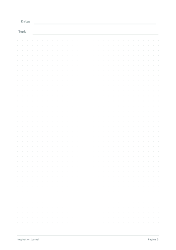 Inspiration Journal — anteprima pagina