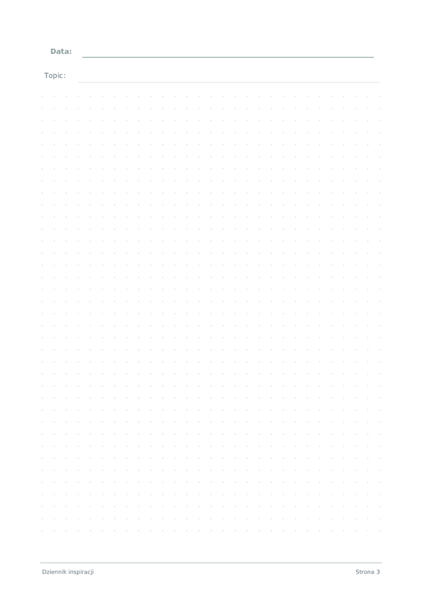 Dziennik inspiracji