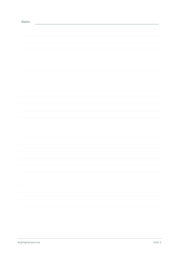 Kjærlighetsjournal
