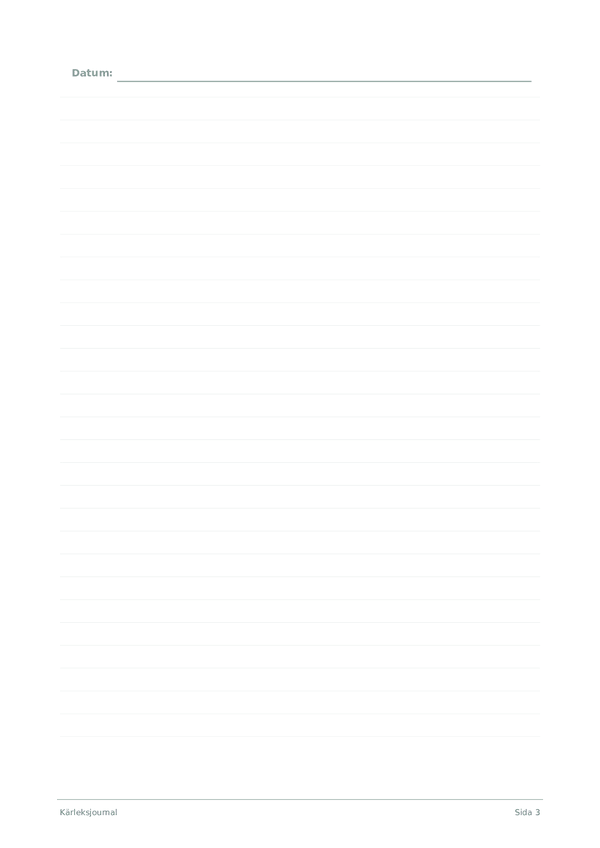 Kärleksjournal