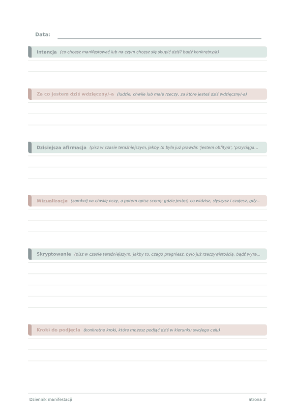Dziennik manifestacji