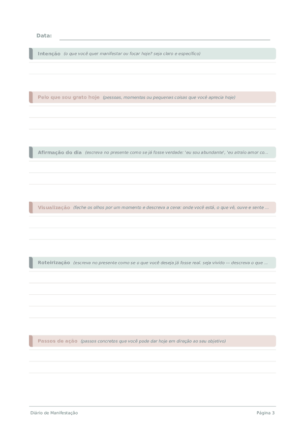 Diário de Manifestação