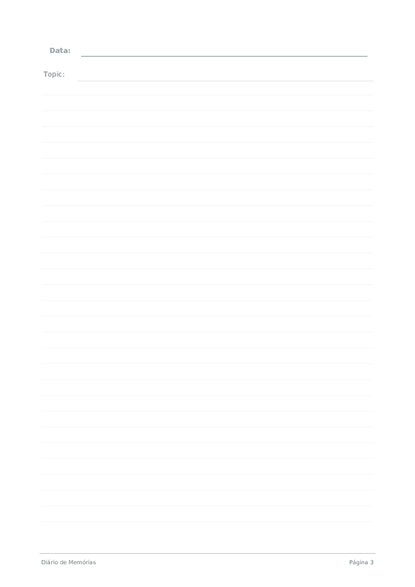 Diário de Memórias
