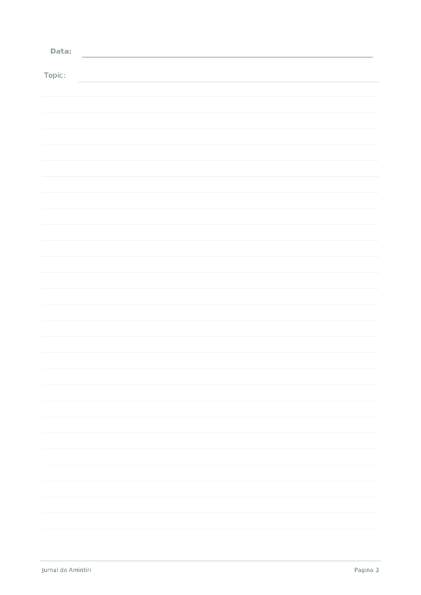 Jurnal de Amintiri