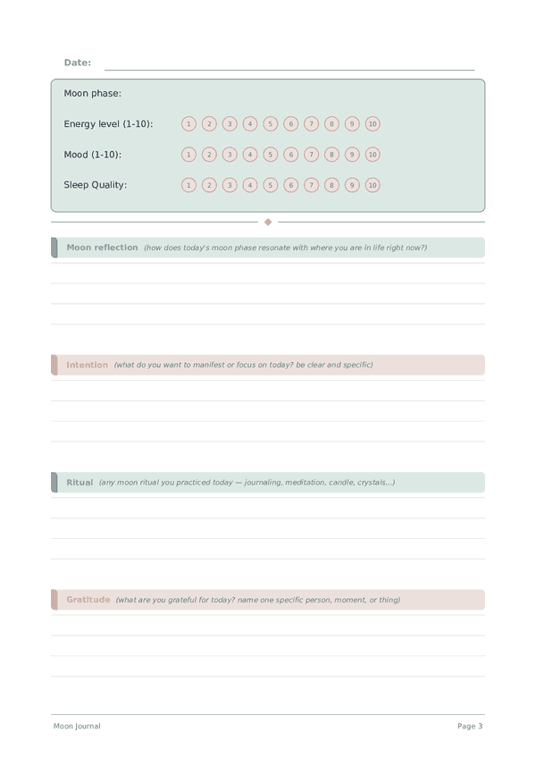 Moon Journal