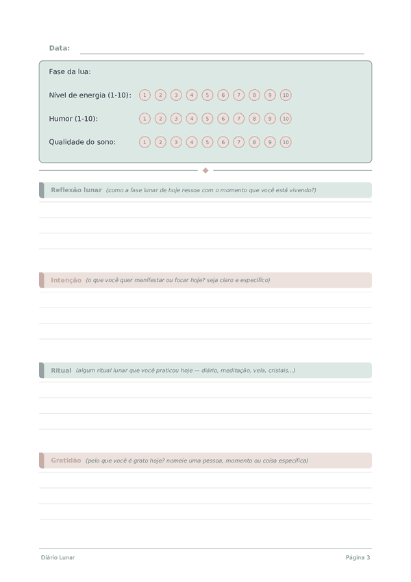 Diário Lunar