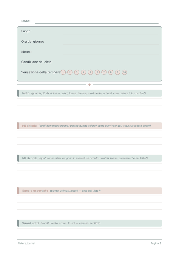 Nature Journal — anteprima pagina