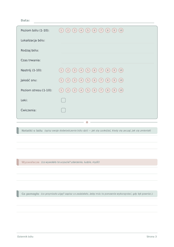 Dziennik bólu