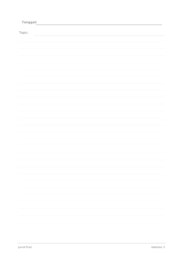 Jurnal Puisi