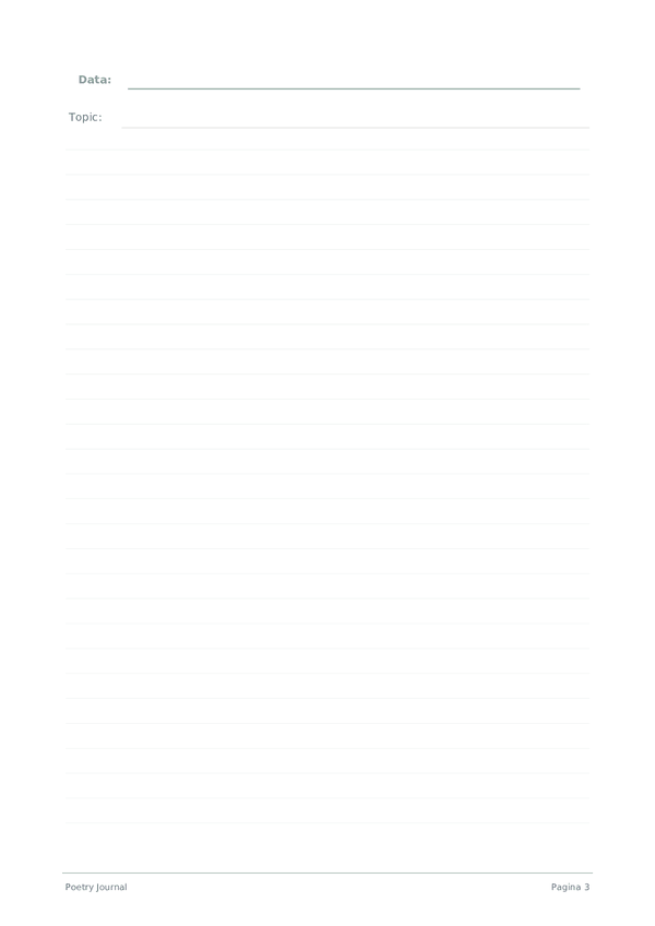 Poetry Journal — anteprima pagina