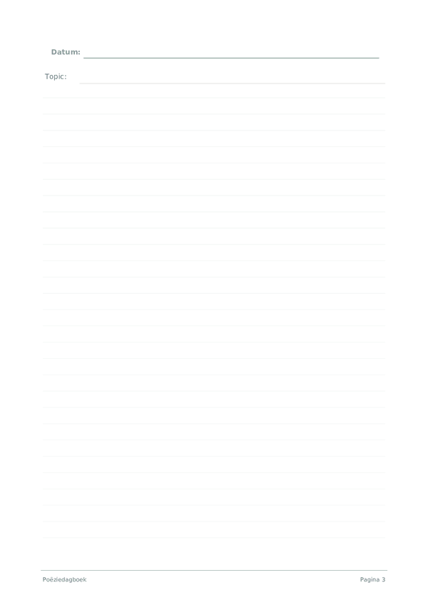 Poëziedagboek