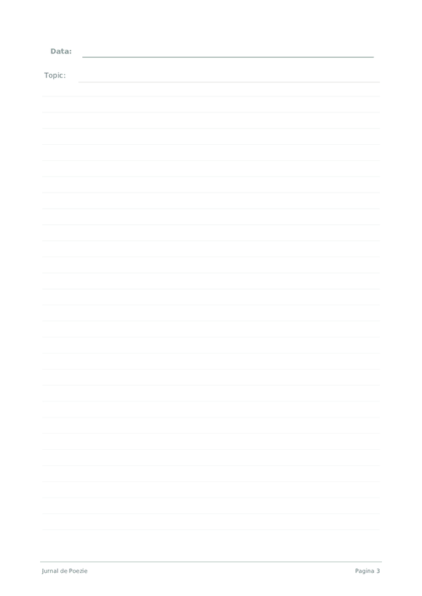 Jurnal de Poezie