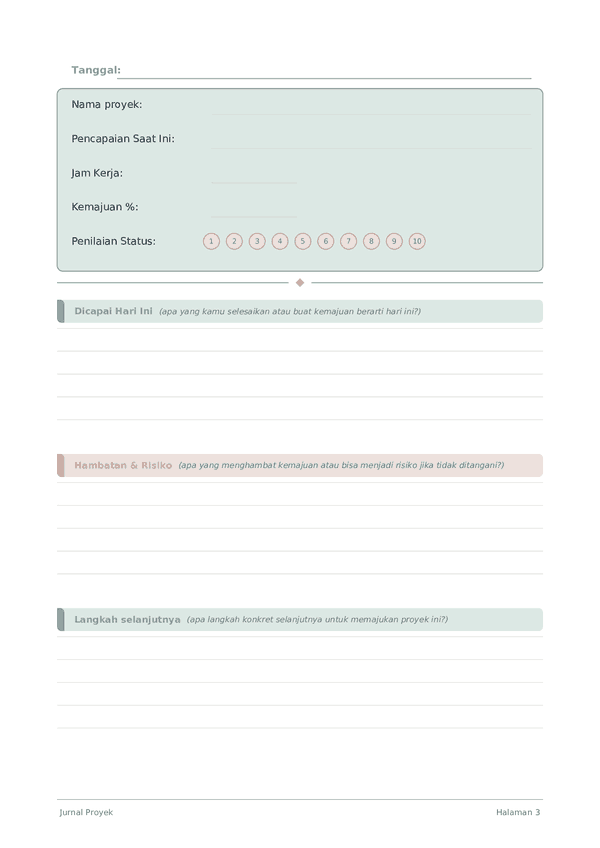 Jurnal Proyek
