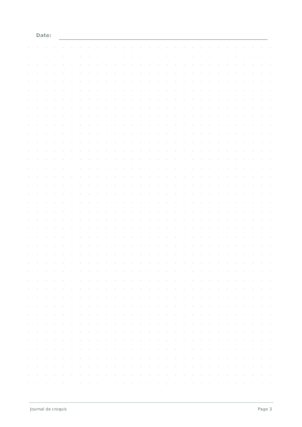 Journal de croquis