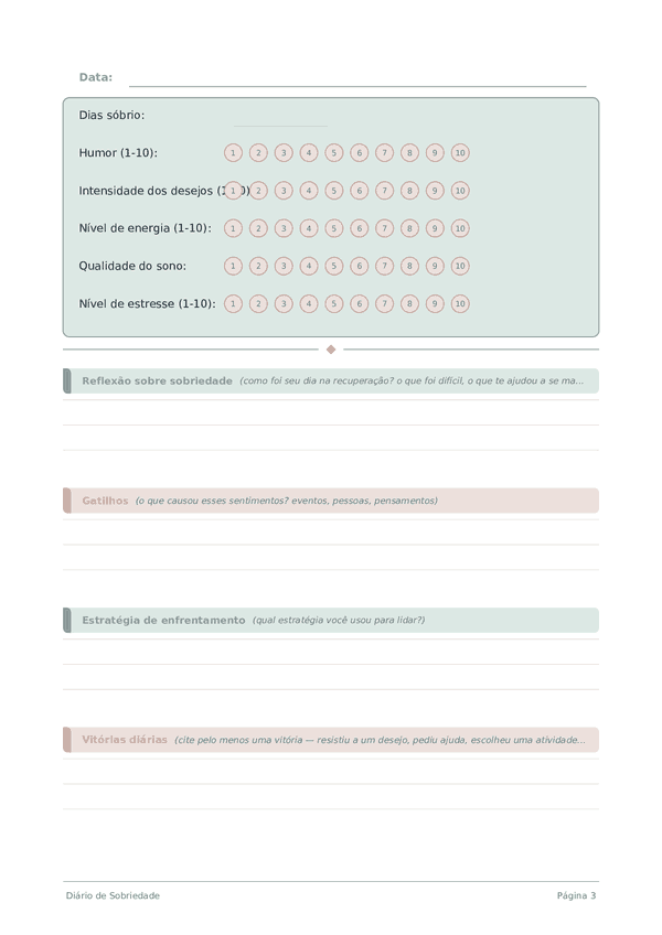 Diário de Sobriedade