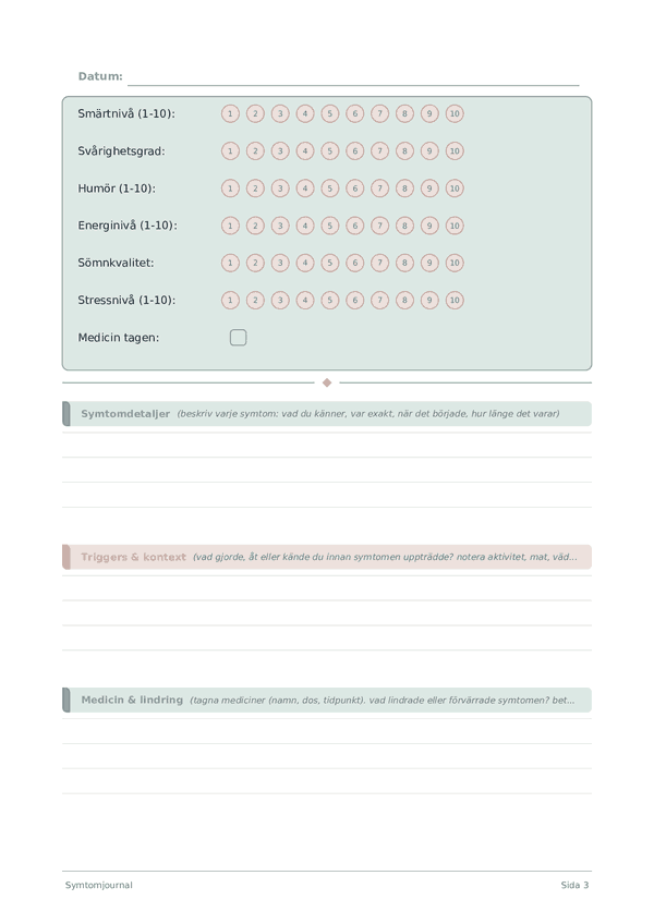 Symtomjournal
