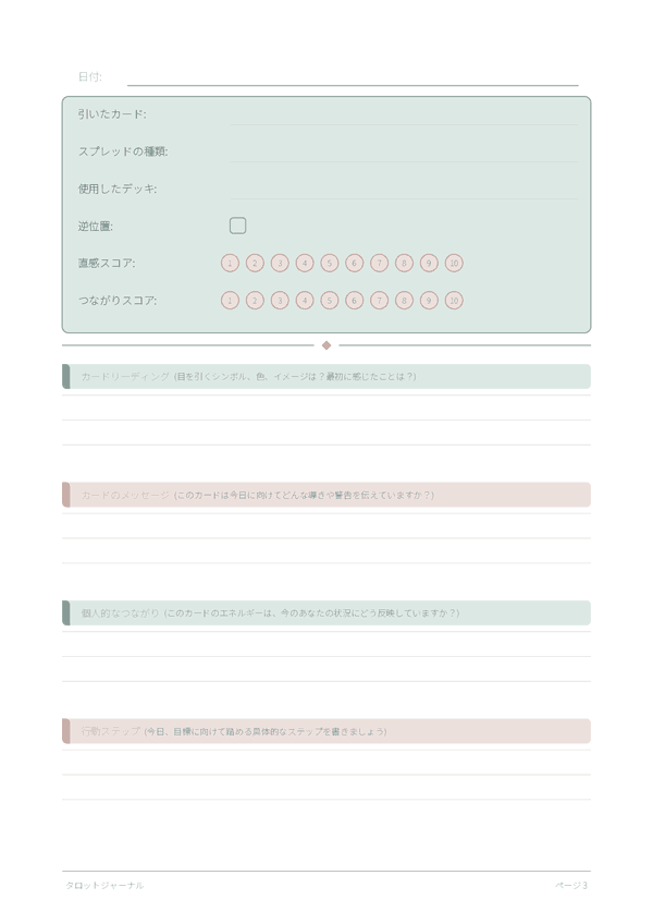 タロットジャーナル