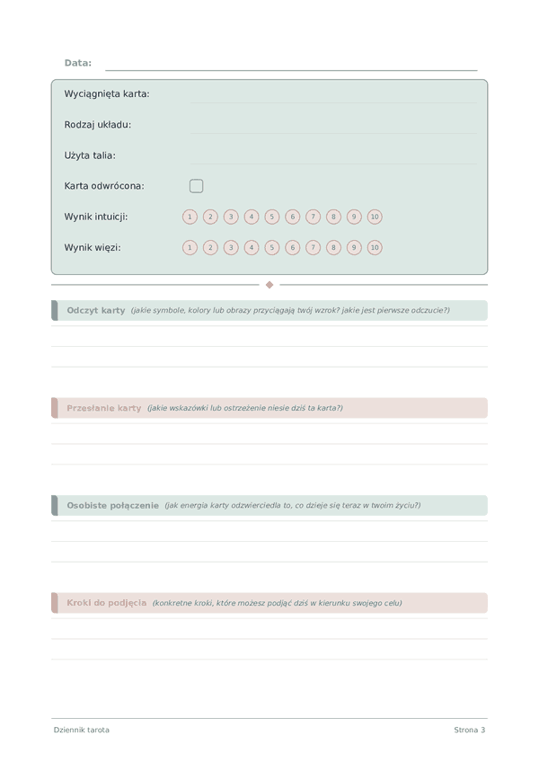 Dziennik tarota