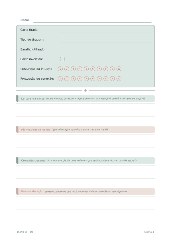 Diário de Tarô
