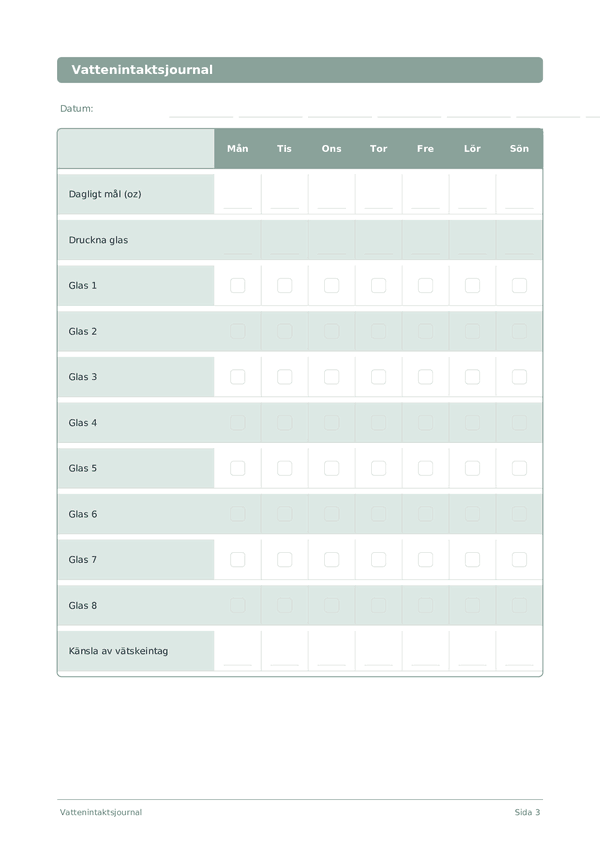 Vattenintaktsjournal