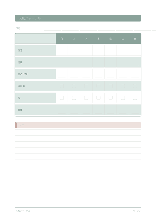 天気ジャーナル