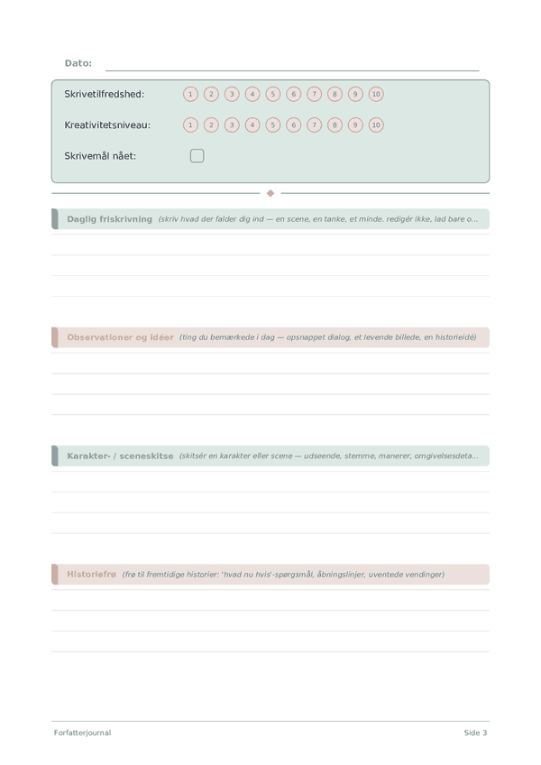 Forfatterjournal
